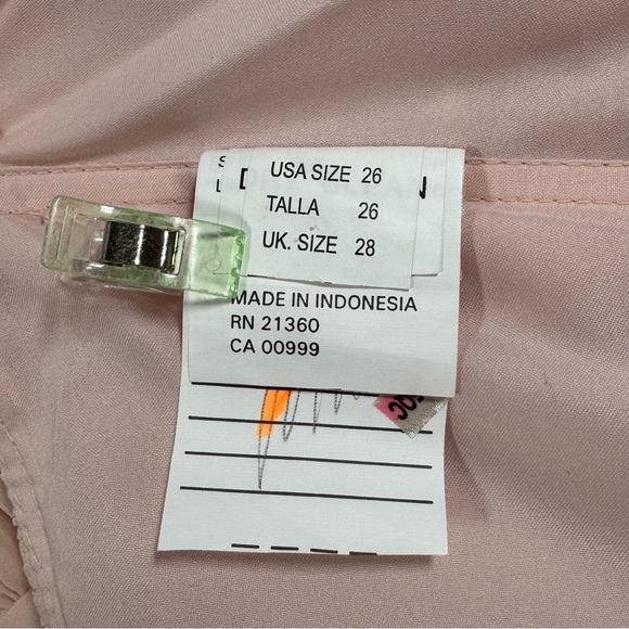 Mori LeeBridesmaid Dress Long Formal Blush US Size 26 Plus Size Strapless - Picture 13 of 14